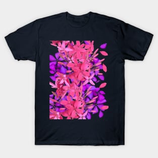 pink and purple flowers T-Shirt